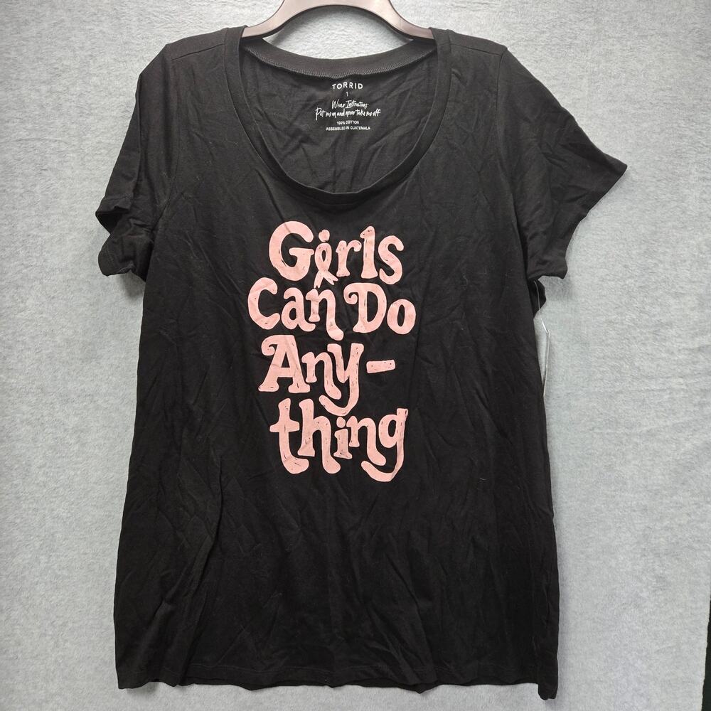 NEW Torrid Girls Can Do Anything Tee Size 1X